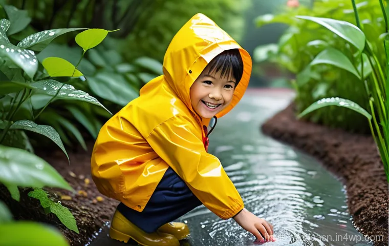 야외 교육 프로그램의 연속성 유지 방법 - **Prompt for Collaborative Outdoor Play:**
    "A joyful group of four children (two boys and two gi...